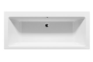 Акриловая ванна Riho Lugo Wall Velvet B159001105 180x80см белый матовый